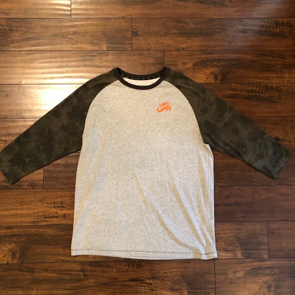 Nike Other - EUC Nike SB Dri-Fit baseball camo shirt XL